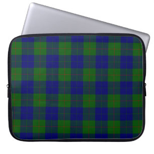 Barclay Tartan Blau kariert Laptopschutzhülle