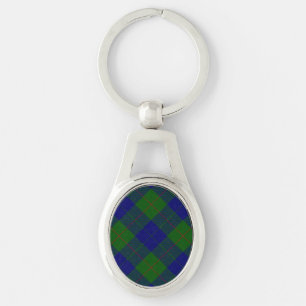 Barclay Tartan Blau kariert Schlüsselanhänger