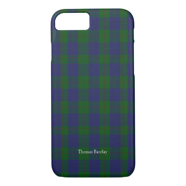 Barclay Tartan Kariertes benutzerdefiniertes iPhon Case-Mate iPhone Hülle (Rückseite)