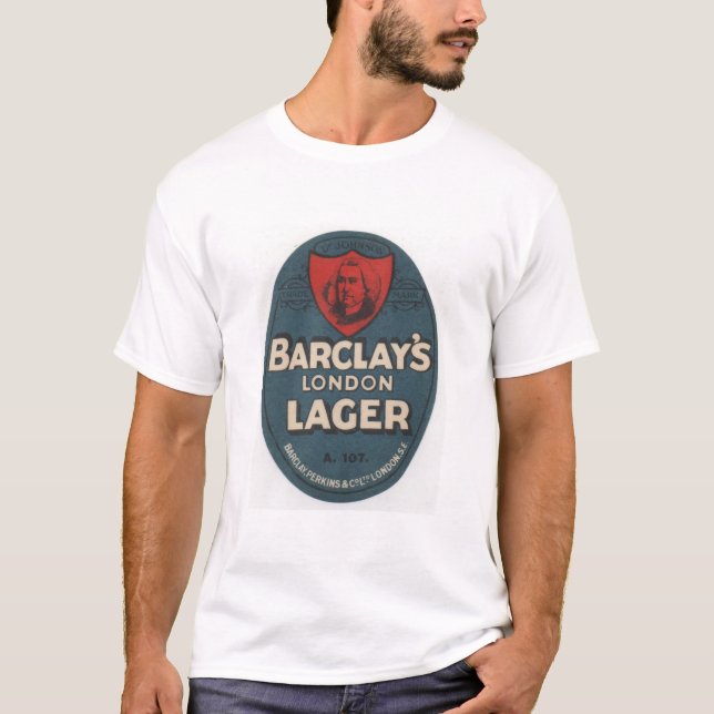 Barclays London-Lager-T-Shirt T-Shirt (Vorderseite)