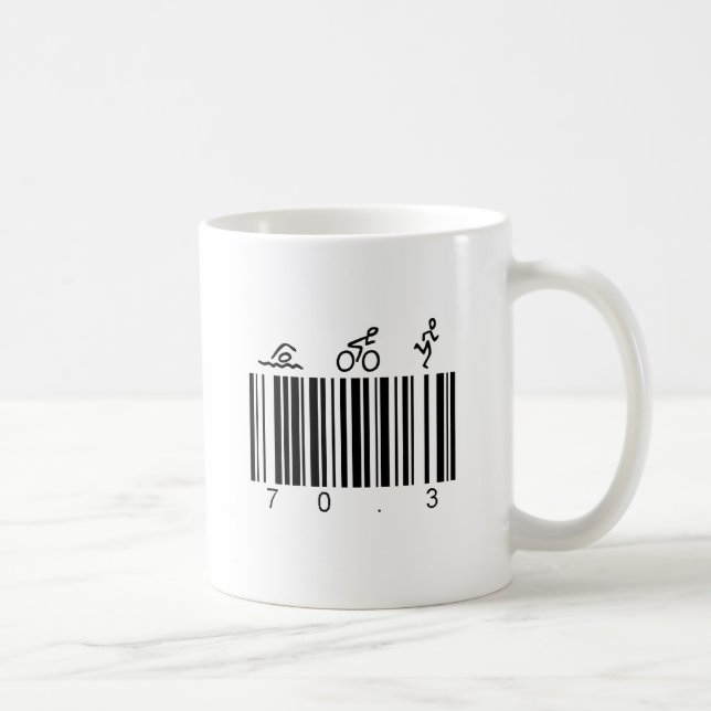 Barcode 70,3 kaffeetasse (Rechts)