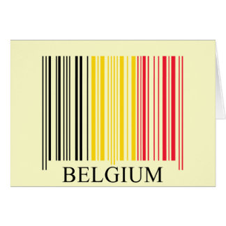 Barcode-Belgien-Flagge