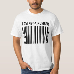 BARCODE, BIN ICH NICHT EINE ZAHL T-Shirt