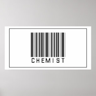 Barcode-Chemiker Poster