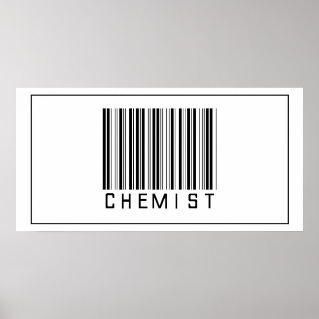 Barcode Chemist Poster (Vorne)