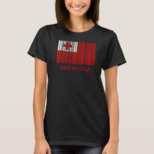 Barcode der Tonga-Flagge T-Shirt