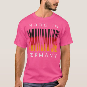 Barcode Design hergestellt in Deutschland T-Shirt