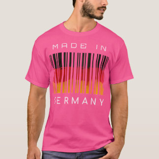 Barcode Design hergestellt in Deutschland T-Shirt