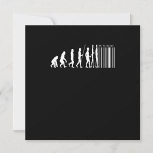 Barcode Evolution Puzzler Game-Geschenk Einladung