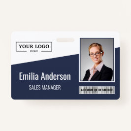 Barcode-Foto für kundenspezifische Firmenlogos - M Ausweis