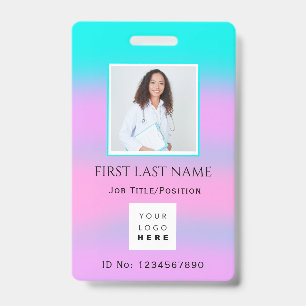 Barcode Foto IDNumber Therapie Krankenschwester Är Ausweis
