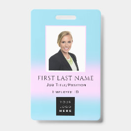 Barcode Foto Name IDCard NURSE Health Doctor BLUE Ausweis