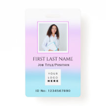Barcode Foto Nurse Doctor Health Care ID Rosa