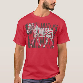 Barcode Funny Zebra T-Shirt