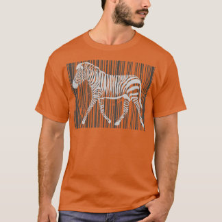 Barcode Funny Zebra T-Shirt