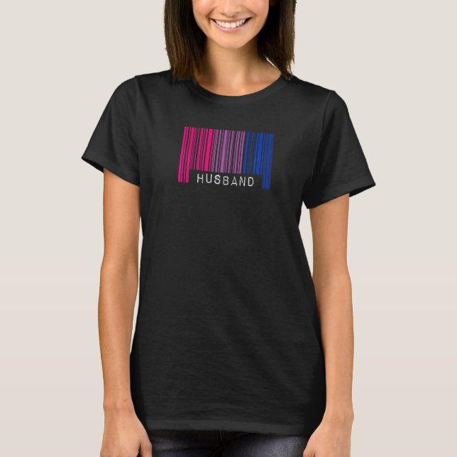 Barcode für das Bisexuelle Flag, passend zu Marri T-Shirt (Vorderseite)