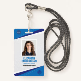 Barcode für moderne Logokombinationen Ausweis