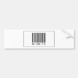 Barcode-Hebamme Autoaufkleber