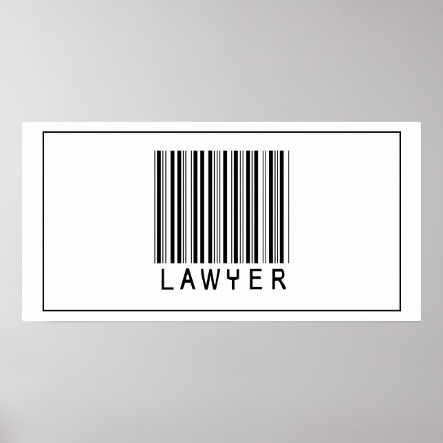 Barcode Lawyer Poster (Vorne)