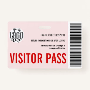 Barcode-Logo-ID für den benutzerdefinierten Firmen Ausweis