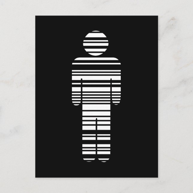 Barcode Postkarte (Vorderseite)