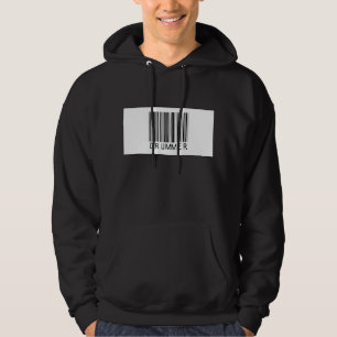 Barcode-Schlagzeuger Hoodie
