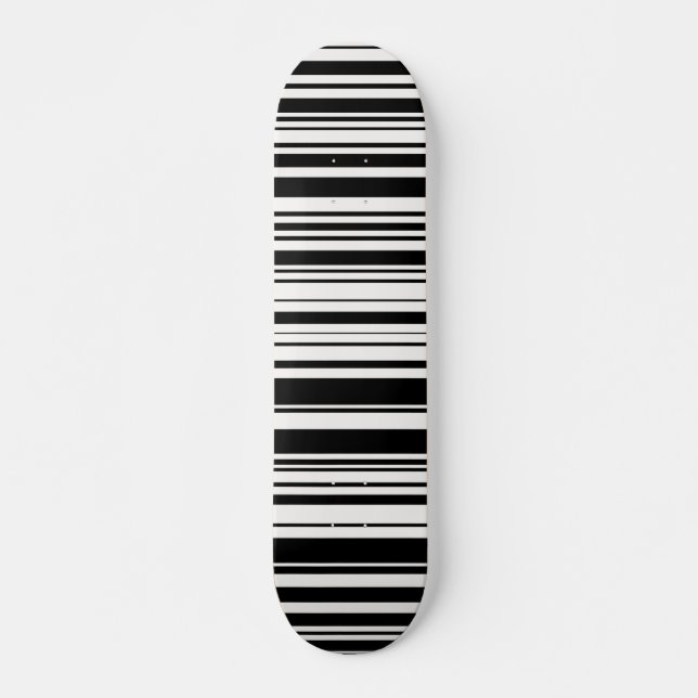 Barcode-Skateboard Skateboard (Vorne)