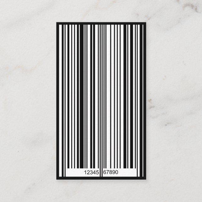Barcode Visitenkarte (Vorderseite)