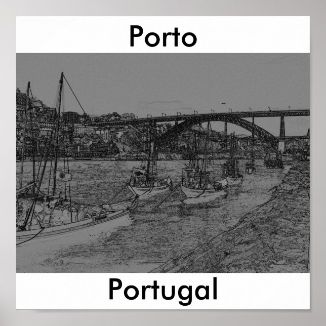 Barcos de Porto Poster (Vorne)