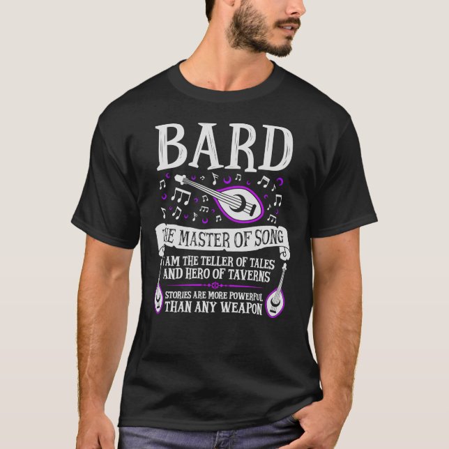 BARD, DER MASTER VON SONG - Dungeons & amp; Drache T-Shirt (Vorderseite)