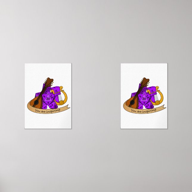 Bard Dice Design Bilderwand Sets (Vorderseite)