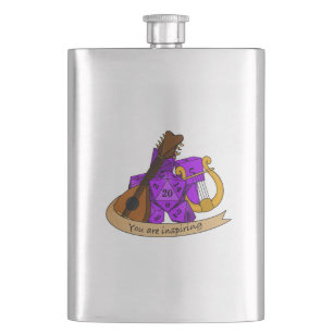 Bard Dice Design Flachmann