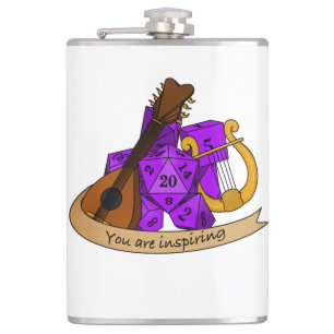 Bard Dice Design Flachmann