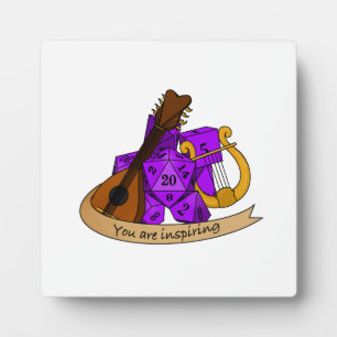 Bard Dice Design Fotoplatte