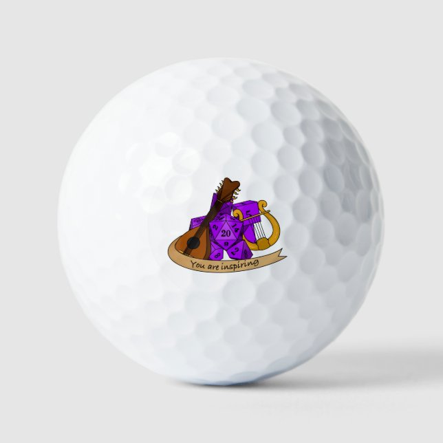 Bard Dice Design Golfball (Vorderseite)