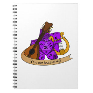 Bard Dice Design Notizblock