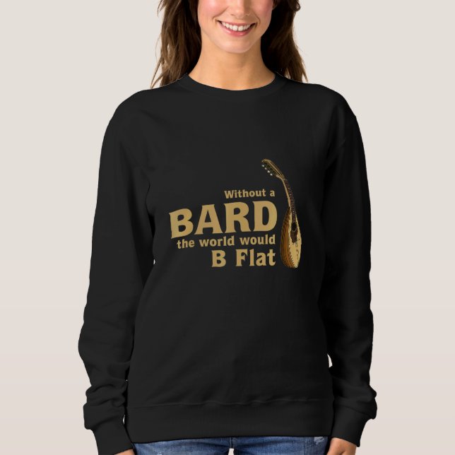 Bard Jofor Fantasy B Flat Tabletop Rpg Gamer Fu Sweatshirt (Vorderseite)