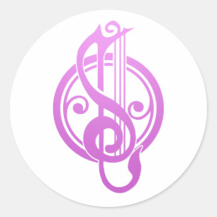 Bard Song Weaver DnD Runder Aufkleber