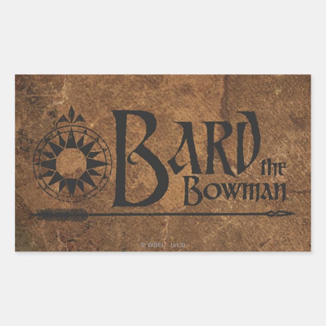 BARD THE BOWMAN™ RECHTECKIGER AUFKLEBER (Vorderseite)