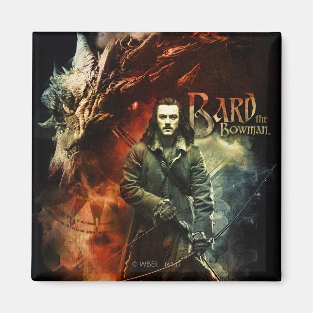 BARD THE BOWMAN™ & Smaug Magnet (Vorne)