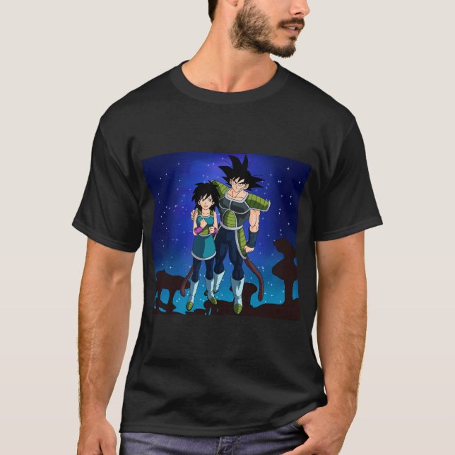 Bardock und Gine T-Shirt (Vorderseite)