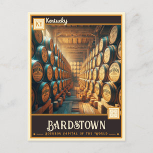 Bardstown, Kentucky Vintage Postkarte