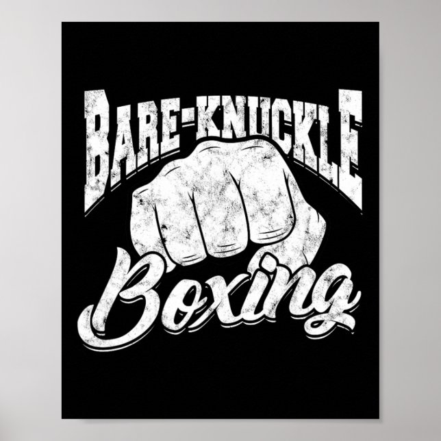 Bare-knuckle Boxen - Bare-knuckle Sport und Fitne Poster (Vorne)