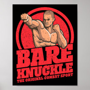 Bare-knuckle Boxen - Der ursprüngliche Kampf Sport Poster