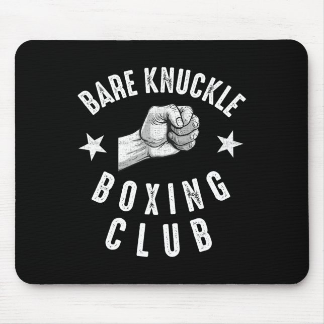 Bare Knuckle Boxing Men Fist Knuckle Figh Kämpfen Mousepad (Vorne)