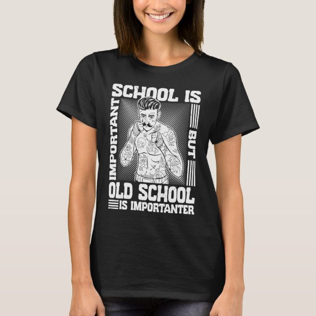 Bare Knuckle Boxing Outfit Old School Boxer MIXED  T-Shirt (Vorderseite)