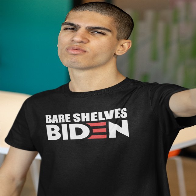 BARE SHELVES BIDEN Anti Biden Dark T - Shirt (Von Creator hochgeladen)
