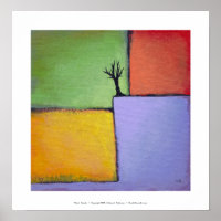 Bare tree bunt Kunst die ganze Jahreszeit moderne