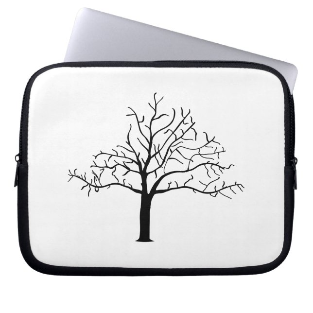 Bare Tree Design Laptopschutzhülle (Vorderseite)