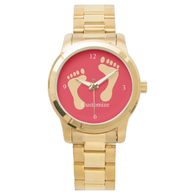 Barefoot Beach Bum Thunder_Cove Armbanduhr (Vorderseite)